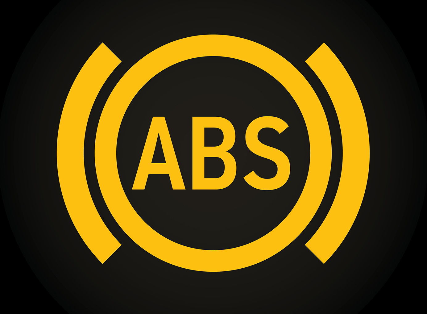 car anti–lock brake system warning light