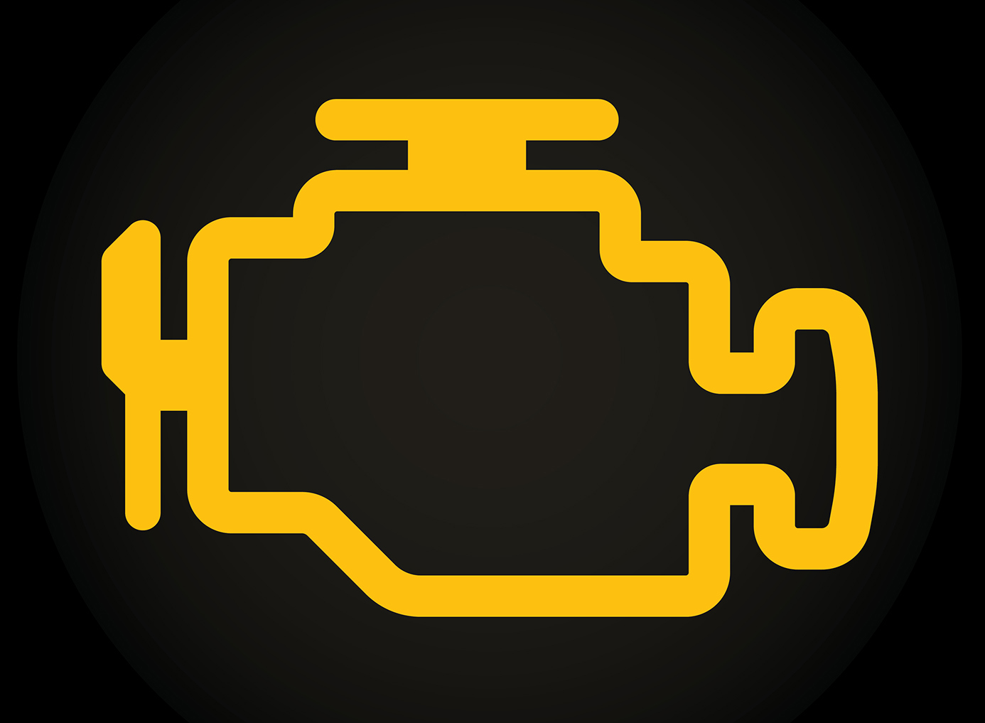 car engine management warning light