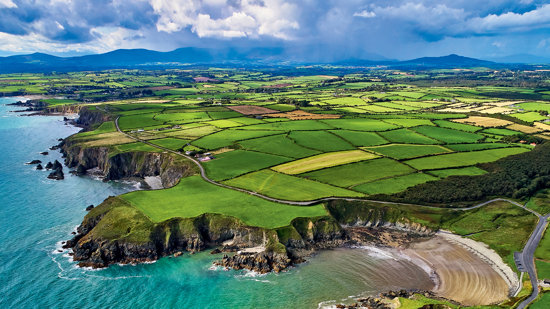The Copper Coast route route which winds through secret coves and villages