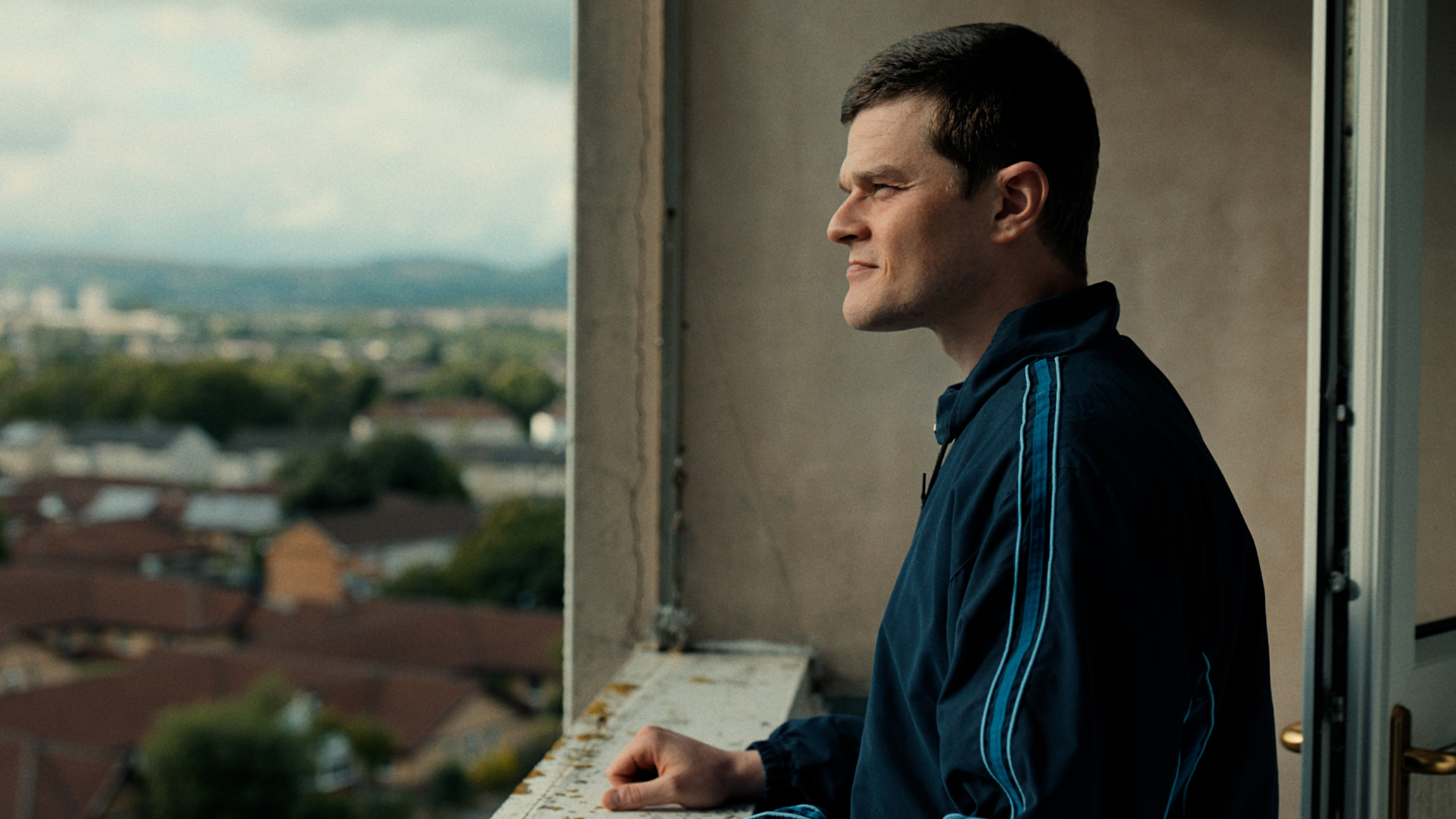 Actor Robert Aramayo in character as Tourette's campaigner John Davidson in the film I Swear