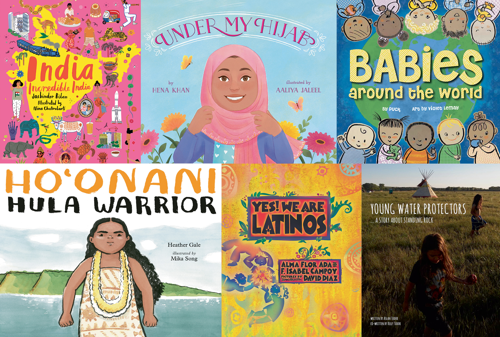 A selection of children's' book covers