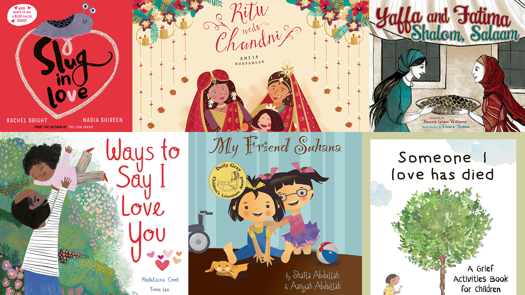 A selection of children's' book covers