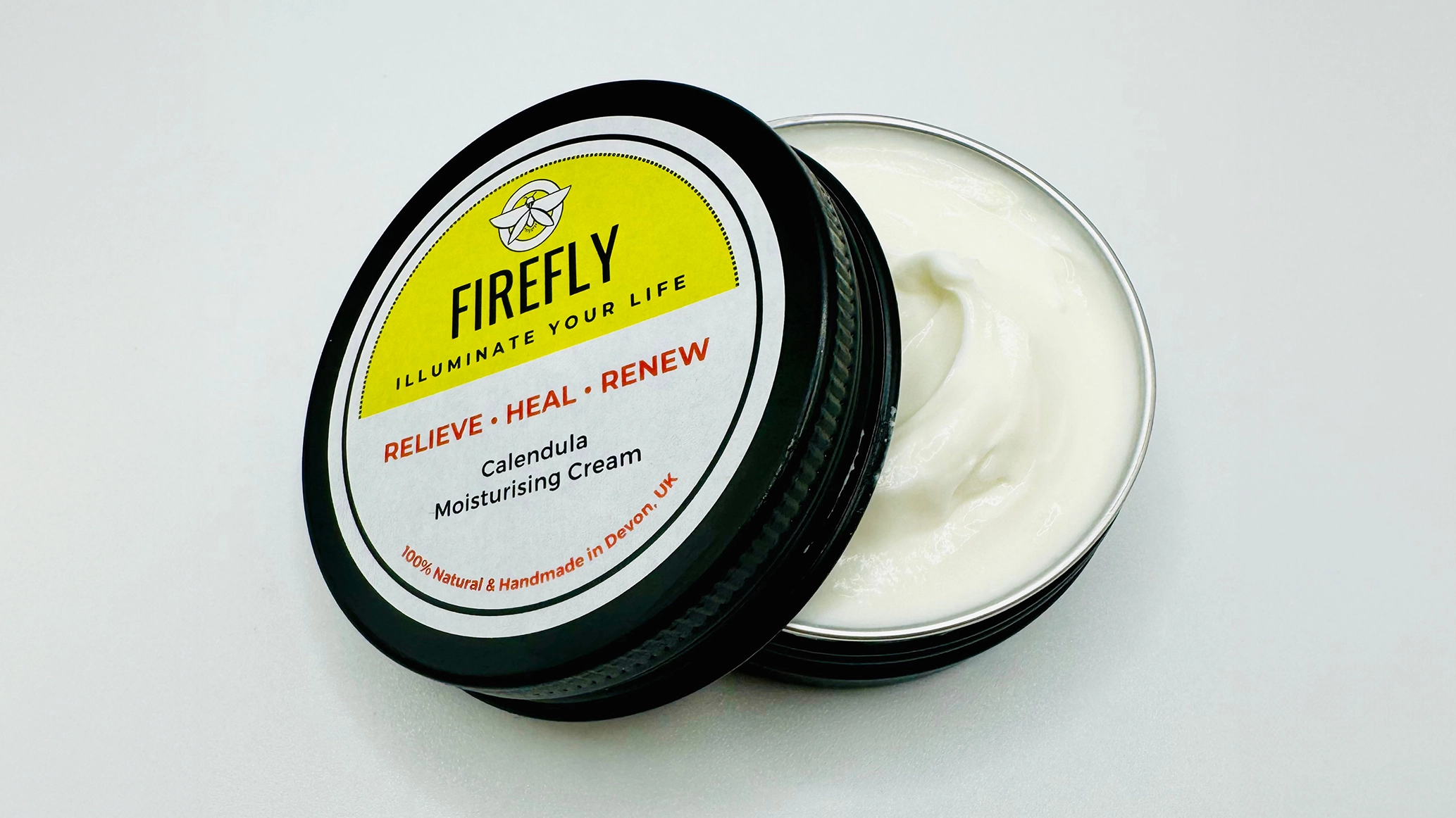 A pot of Firefly moisturising cream