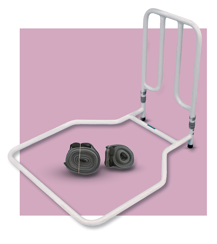 A sturdy solo bed transfer aid